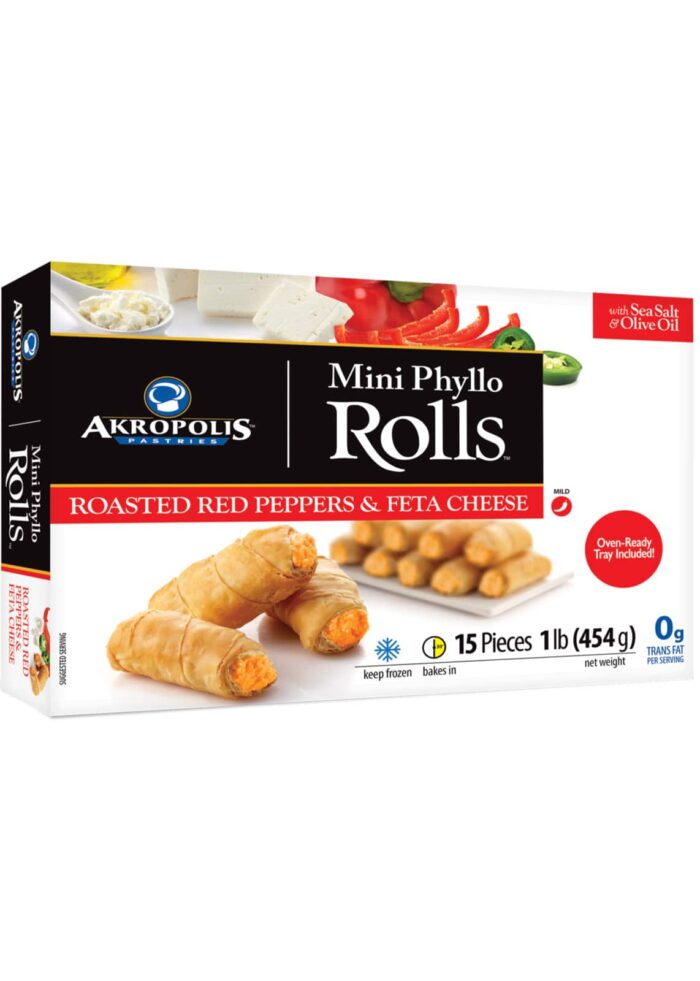 (15 pcs) Akropolis Pepers & Cheese Mini Rolls
