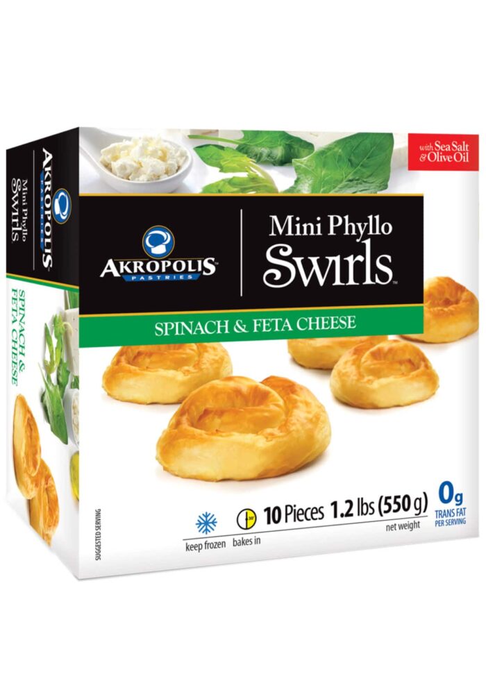 Akropolis Spinach Swirls 8 oz