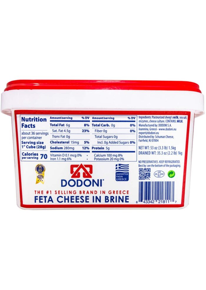 Dodoni Feta 3.3 lb - Image 2