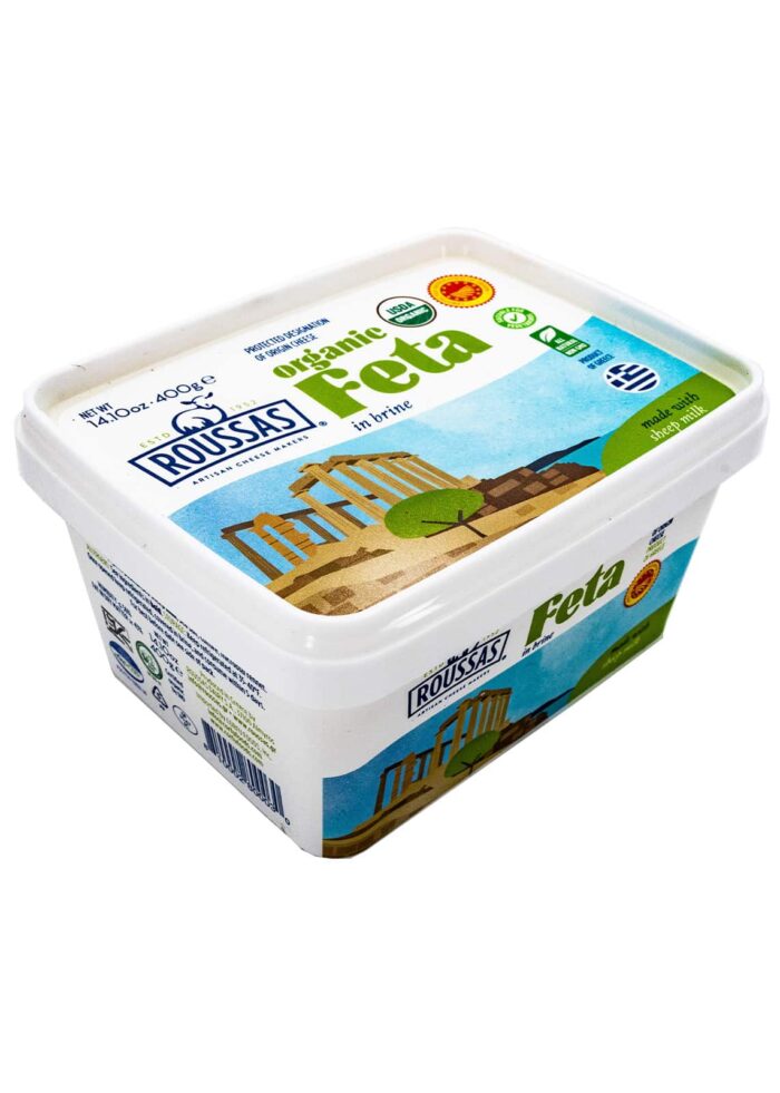 Roussas Organic Feta 14.10 oz - Image 3