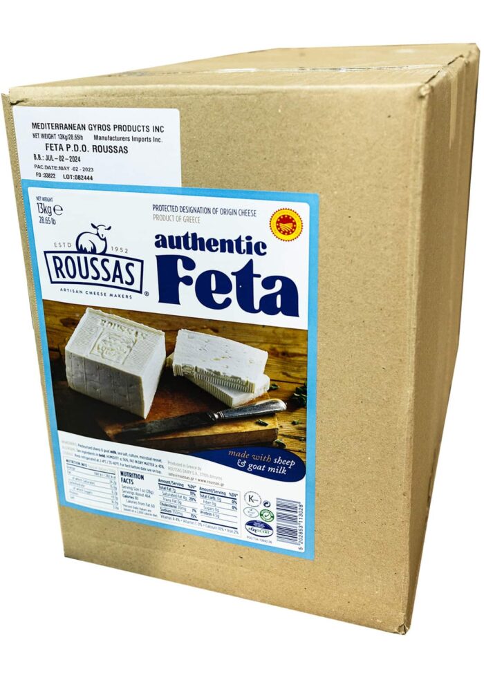 Roussas Feta 28.65 lb