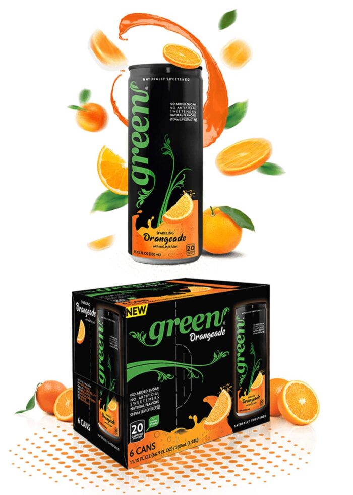 Green Orangade 11 oz
